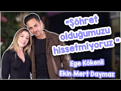 Ege Kökenli-Ekin Mert Daymaz: "Şimdi daha mantıklı ve kontrollü yaşıyoruz.Allah kimseyi şaşırtmasın"