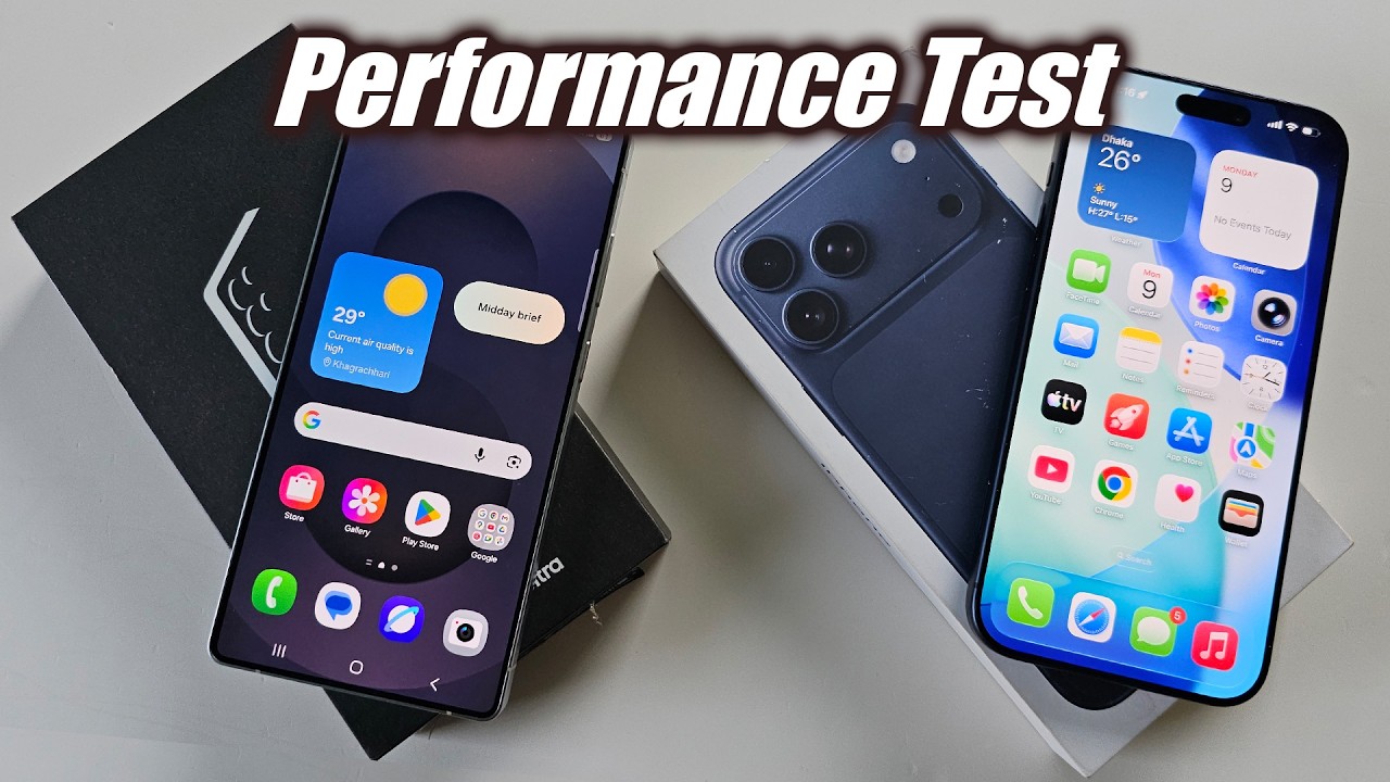 iPhone 17 Pro Max vs Samsung S25 Ultra Speed Test ⚡