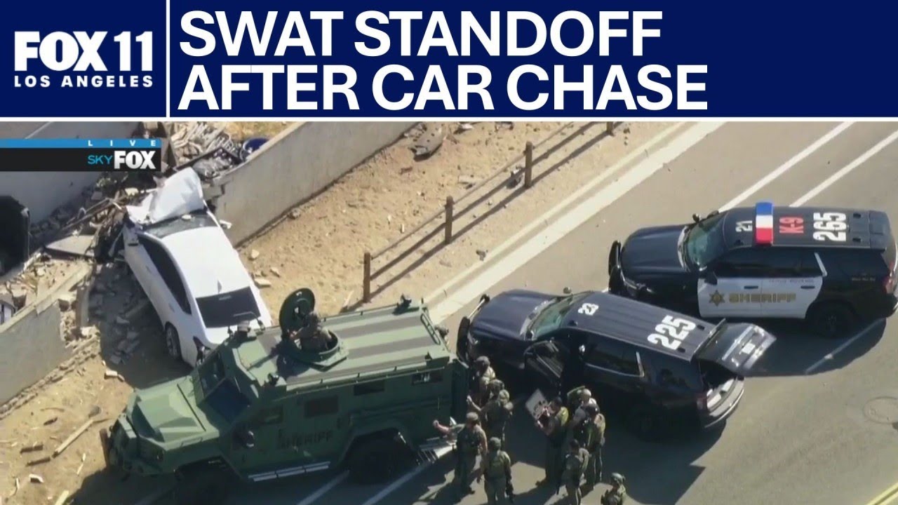 Car Chase Ends in Crash & SWAT Standoff π