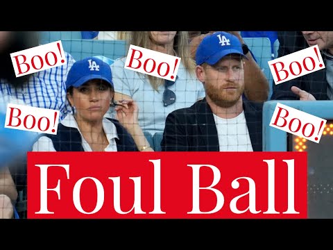 Foul Ball! Prince Harry & Meghan Markle BOOED at Dodgers World Series Publicity Stunt for As ever