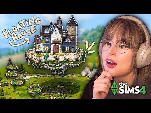 Building a Floating House in The Sims 4!