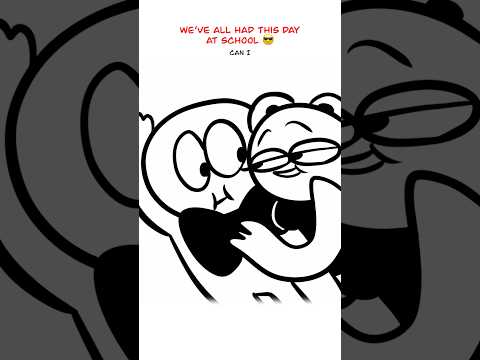 School Snow Day 😅 (Animation Meme) Anim: RedFlowerCrown #shorts