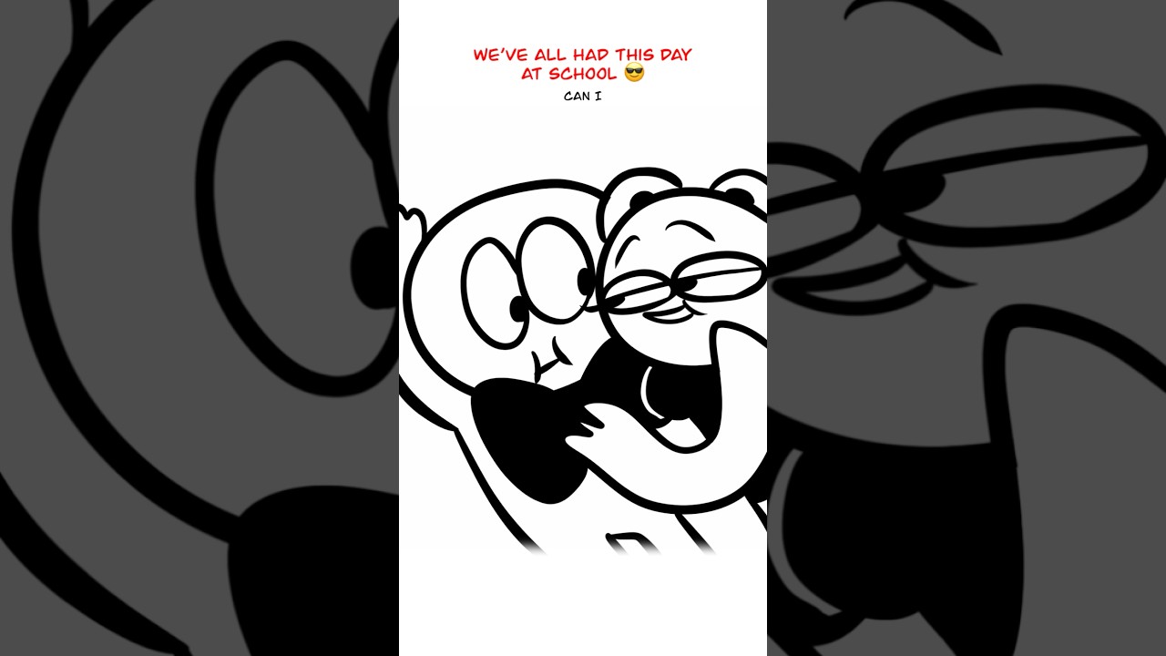 School Snow Day 😂 (Animation Meme) #shorts