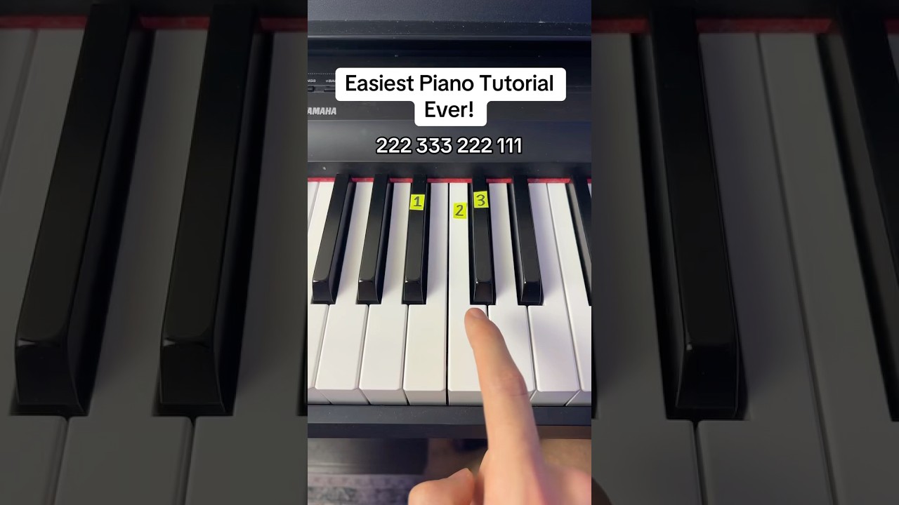 🎹 Quick & Easy Piano Tutorial for Beginners | Learn in Minutes!