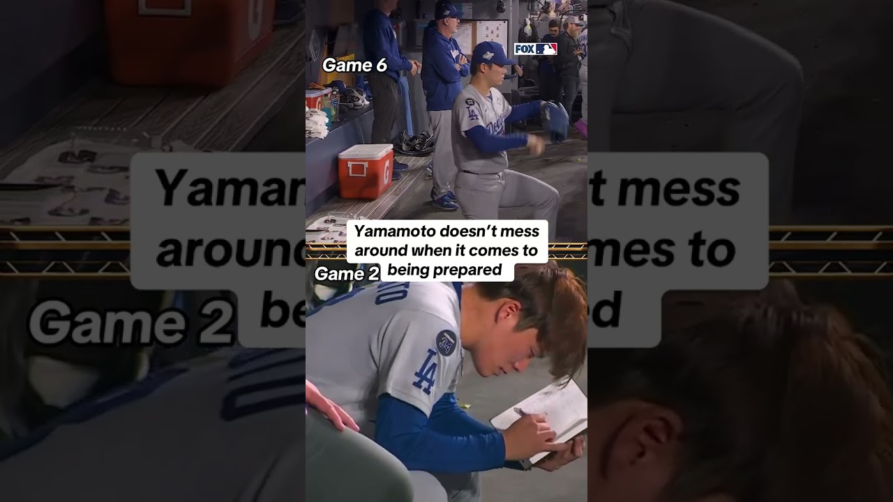 Yamamoto Remains READY for the World Series! 😤 #Dodgers #MLB
