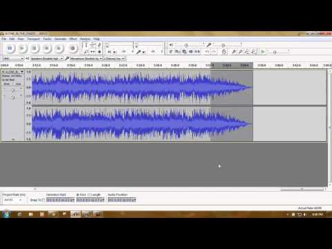 Audacity Envelope Tool Fade In Fade Out