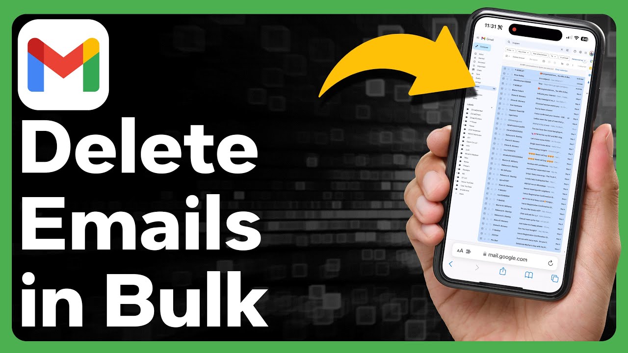 Bulk Delete Gmail Emails on iPhone 📱