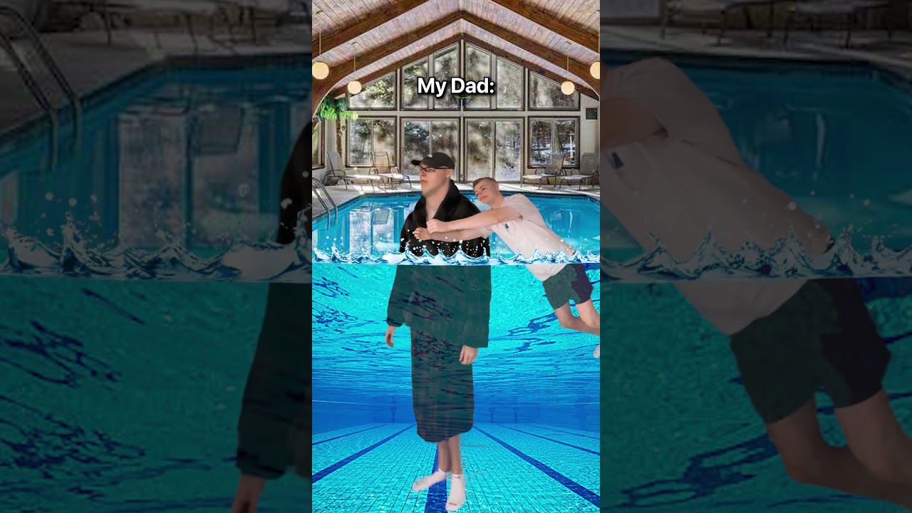 Lazy Younger Me in the Pool 🏊‍♂️