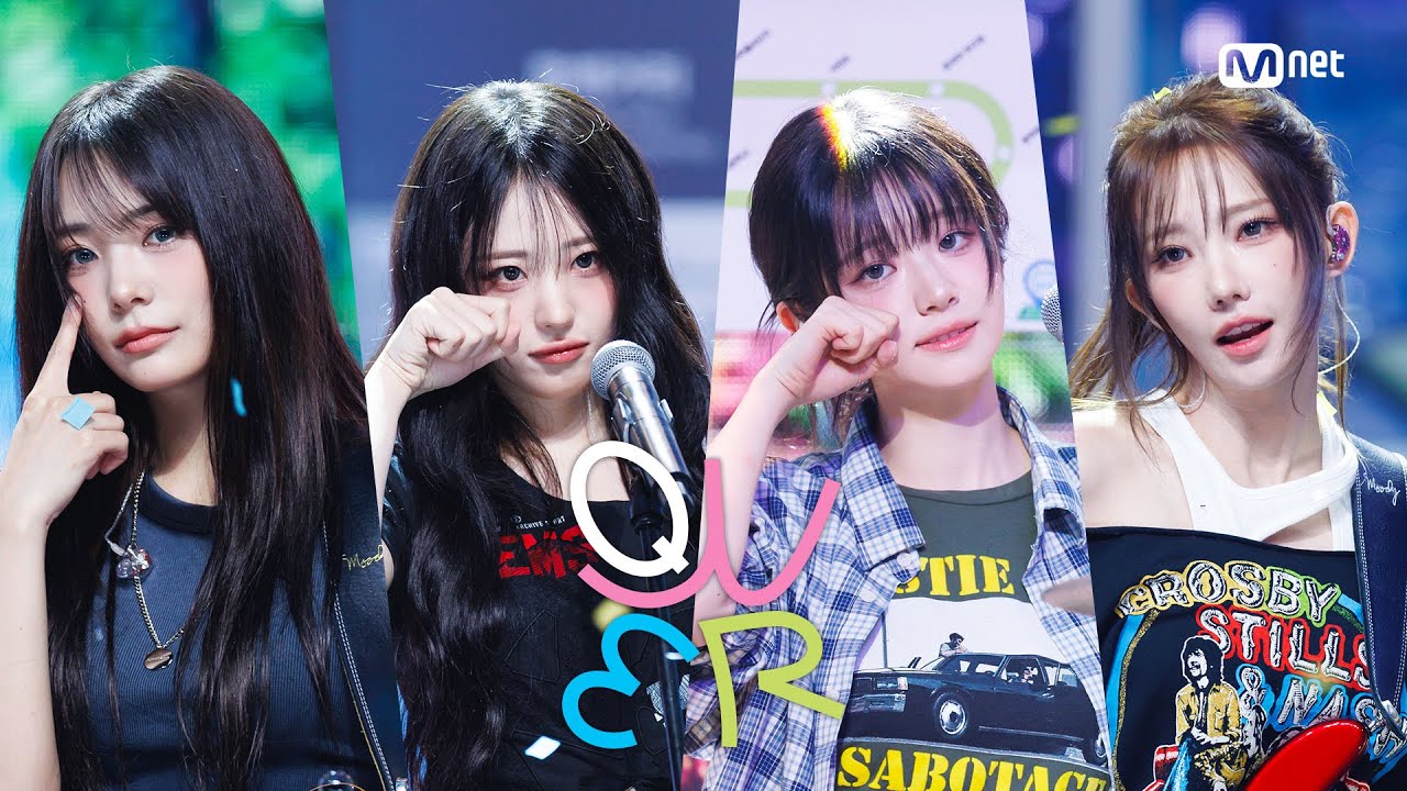 QWER - 눈물참기 (Dear) Performance on M Countdown EP.893