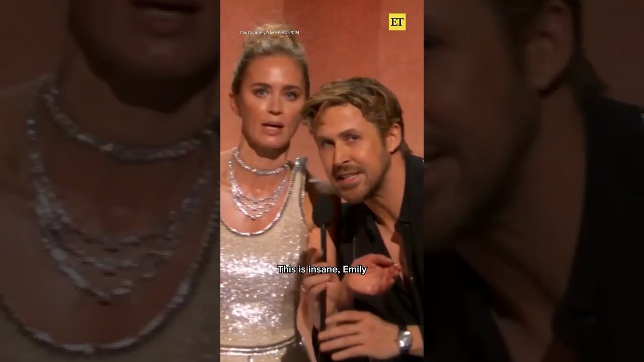 Emily Blunt & Ryan Gosling's Oscars Jokes 😂