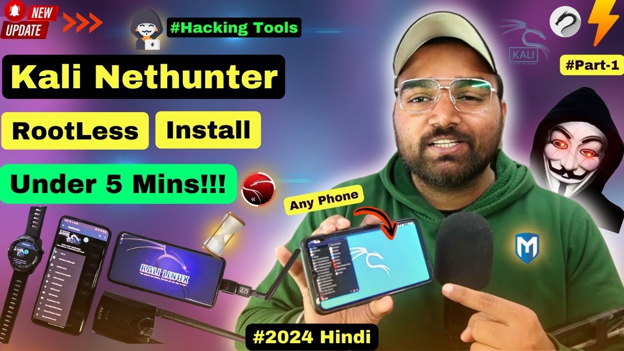 Quick & Easy Kali Nethunter GUI Installation on Any Android Phone in Under 5 Minutes | 2024 Hindi Guide π