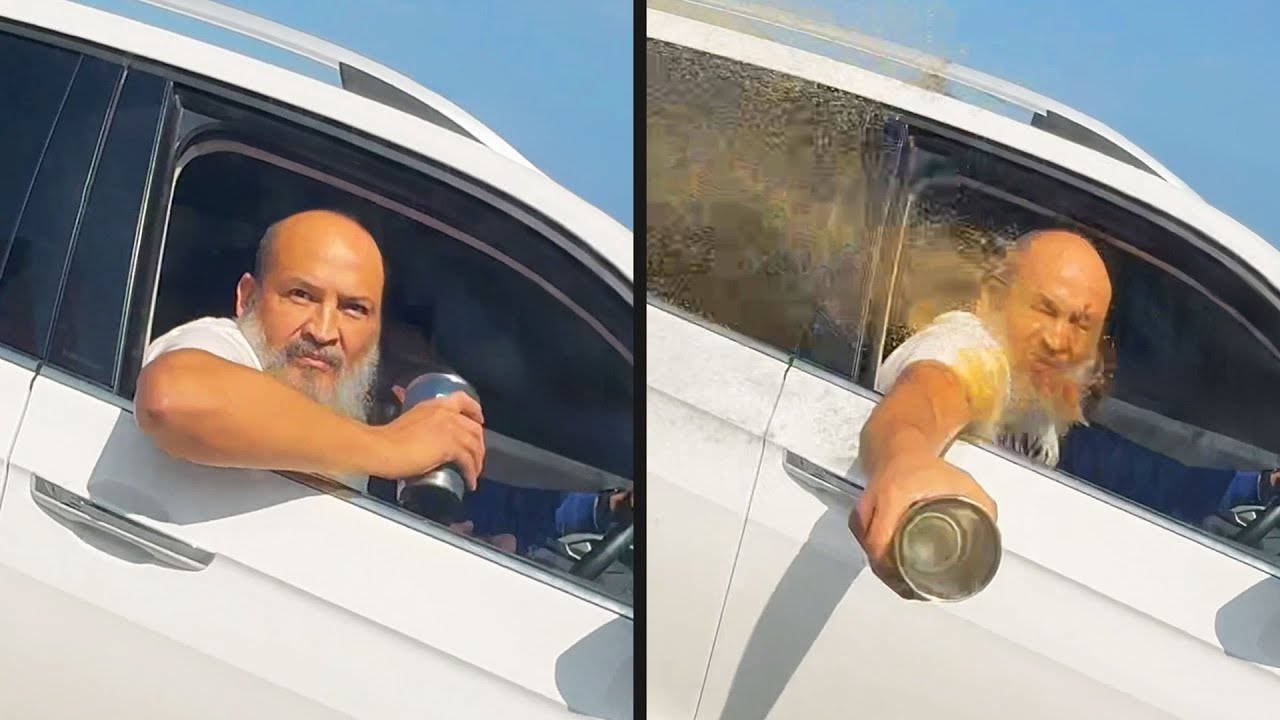 Angry Driver Faces Instant Karma 🚗