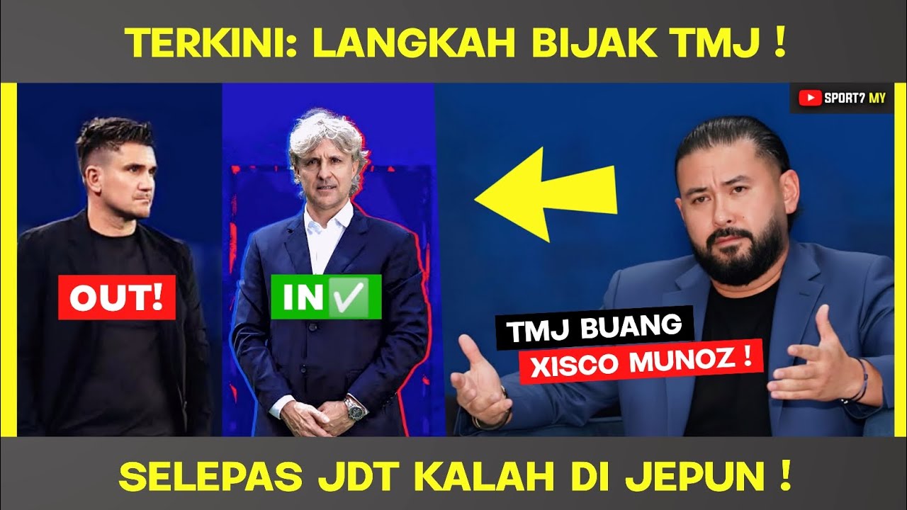 KEJUTAN‼️ TMJ Pecat Xisco Munoz, Panggil Semula Bidoglio Selepas JDT Kalah di JEPUN ⁉️