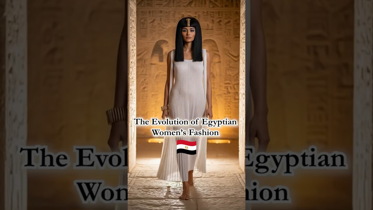 Egyptian Women's Fashion Through the Ages 🇪🇬