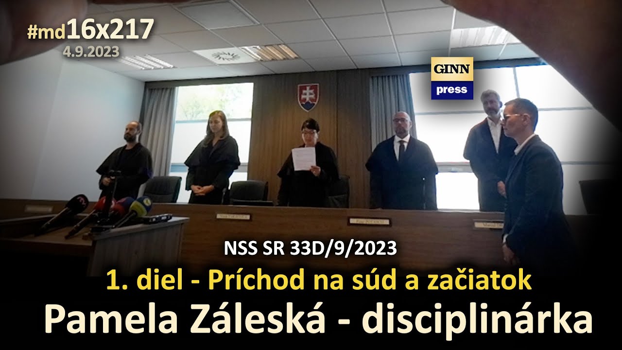 Pamela Záleská at the Supreme Court: Unseen Footage from Disciplinary Case ⚖️