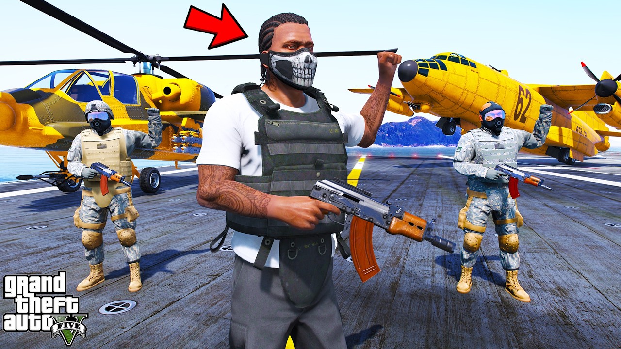 Franklin is The Special Operations Unit General in GTA 5 | SHINCHAN and CHOP