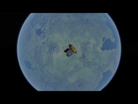 Two turns on "Molniya" orbit.