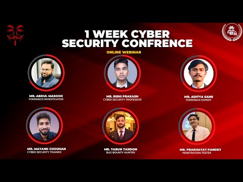 1 week | Cyber Security Conference Online with Cyber Security Experts