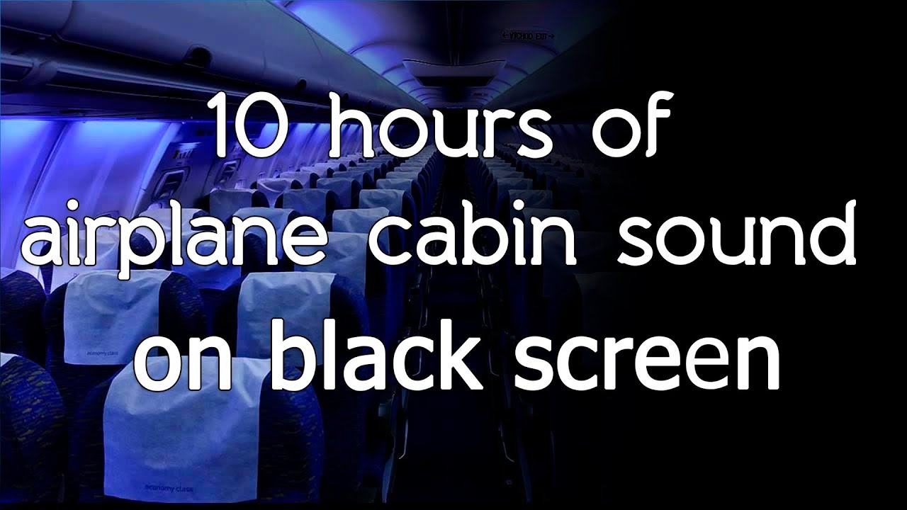 10H Airplane Cabin White Noise for Sleep & Study ✈️