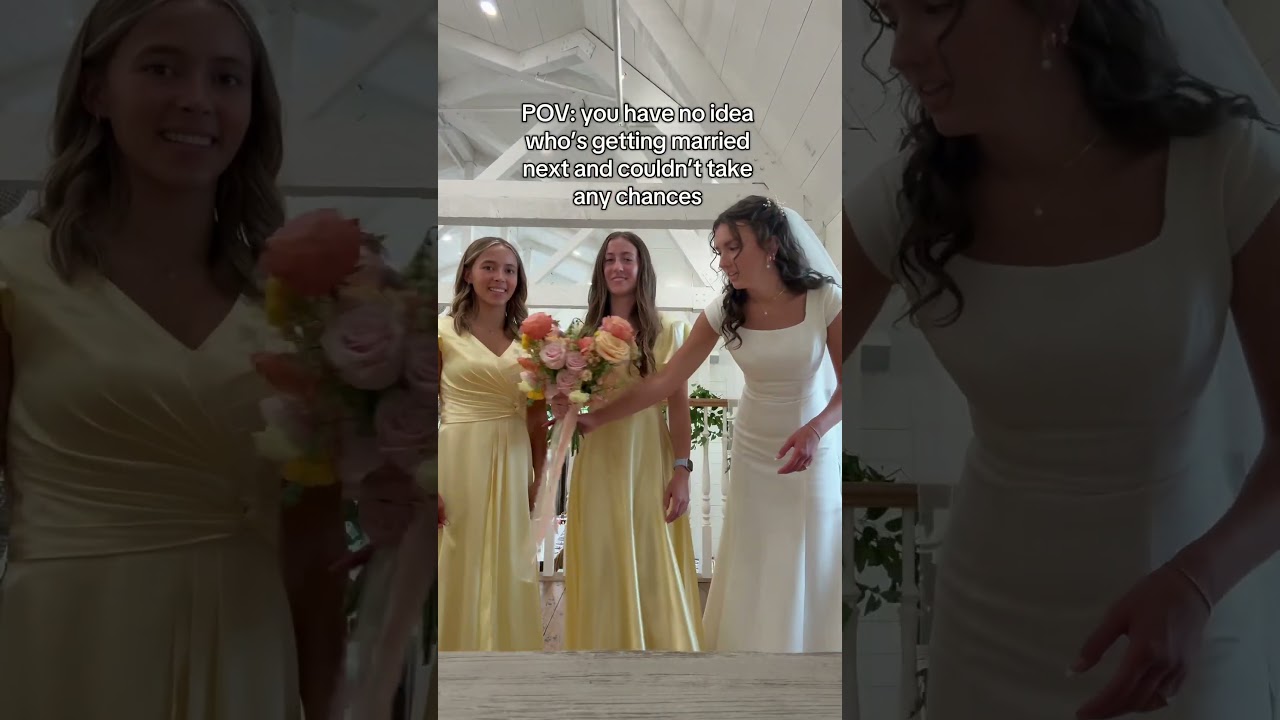 She Says the Same Thing About Weddings! 😂 #Viral