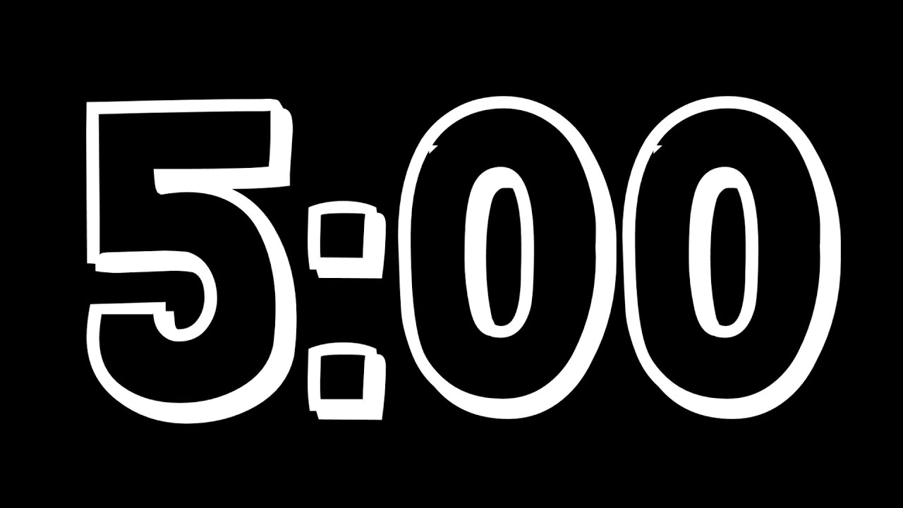 5-Minute Countdown Timer with Voice ⏱️