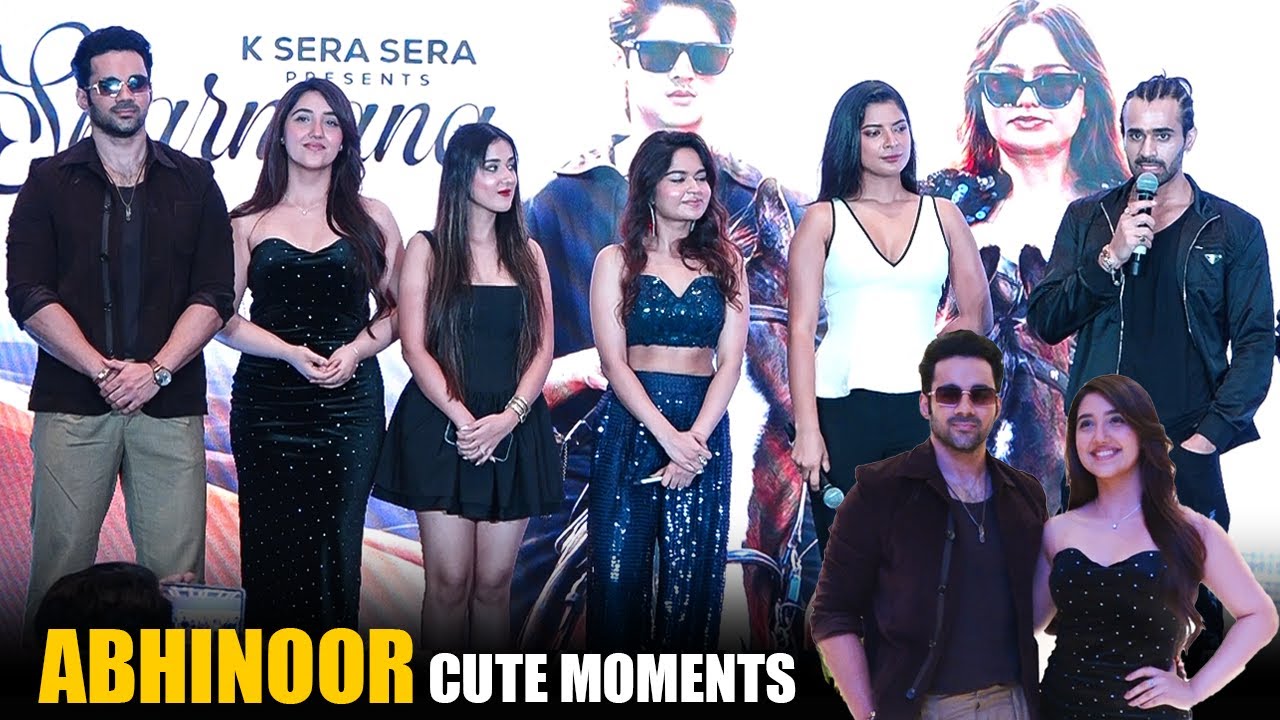 Ashnoor Kaur,Abhishek Bajaj,Riya Sharma At Rohan Mehra's 'Sharmana' Song Launch 