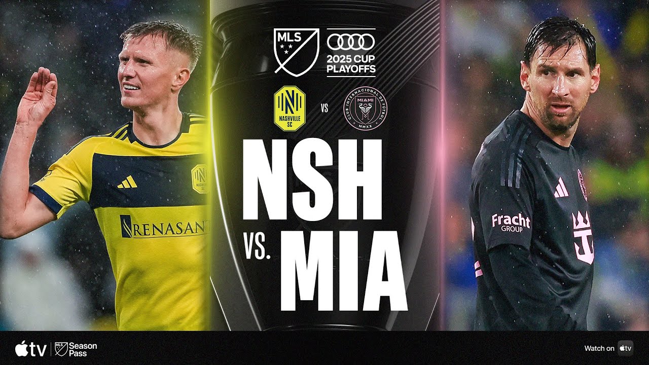 Nashville SC vs. Inter Miami CF | Exciting 2025 MLS Cup Playoffs Full Match Highlights ⚽
