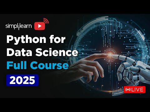Python For Data Science Full Course 2025 | Data Science With Python For Beginners | Simplilearn