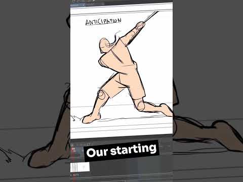 Think of each pose as a sequence of events, #2danimation #drawingtutorial #animationtutorial