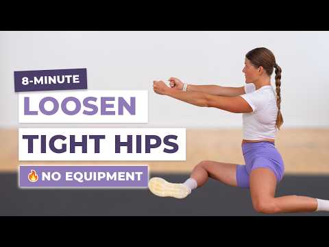 8-Minute Hip Mobility Routine | Loosen Tight Hips (No Equipment)