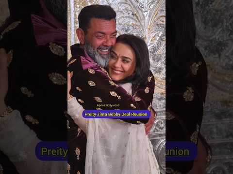 Preity Zinta & Bobby Deol’s Warm Hug Reunion Melts Hearts #PreityZinta #BobbyDeol #soldier #bff