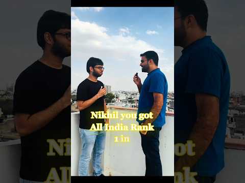AIR 1, GATE DA 2025, Nikhil - GO Classes Complete Course Enrolled Student for GATE DA Prep
