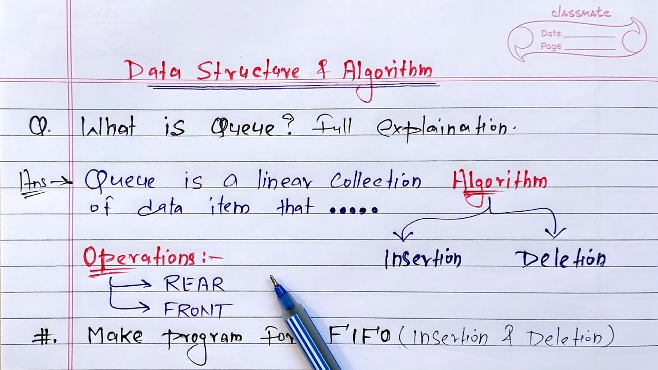 Queue in Data Structures for Beginners ๐
