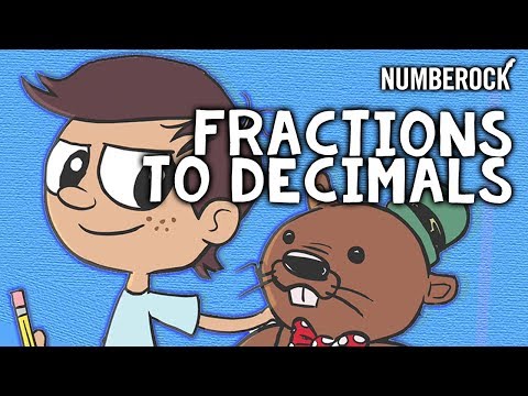 Converting Fractions to Decimals Educational Song