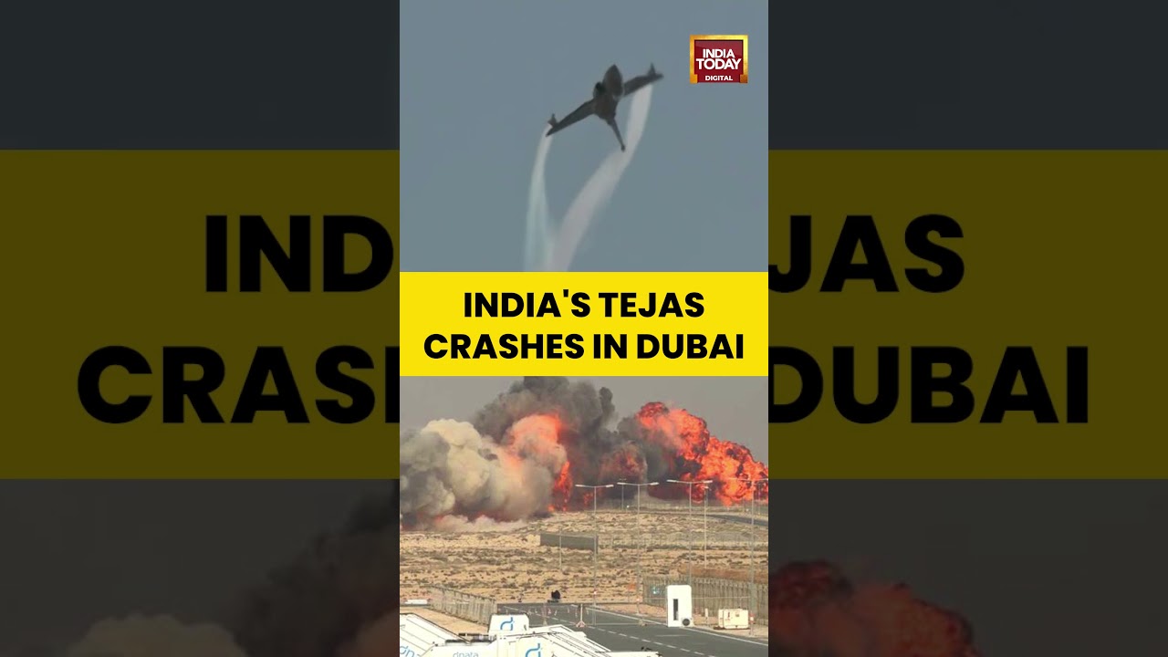 Tejas Jet Crashes at Dubai Air Show ✈️