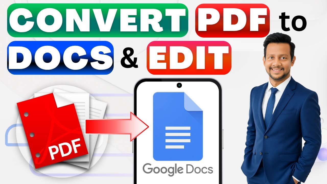Convert & Edit PDFs in Google Docs on Mobile 📱