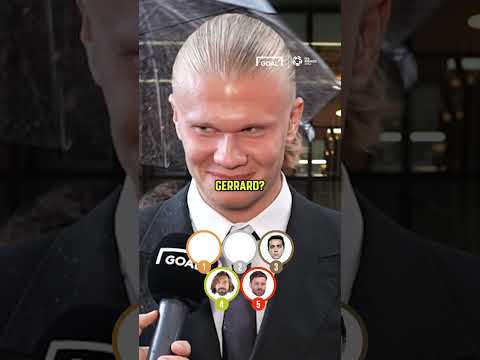 ERLING HAALAND BLIND RANKS LEGENDARY MIDFIELDERS 👀 #shorts