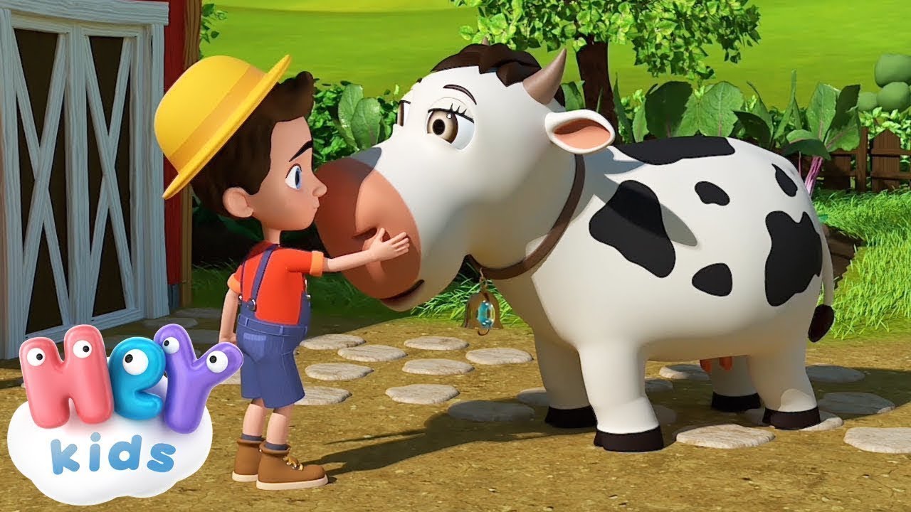 Vaca Laura 🐄 Música Infantil com Animação 3D | HeyKids