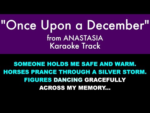"Once Upon a December" (Karaoke) – Anastasia | Lyrics on Screen
