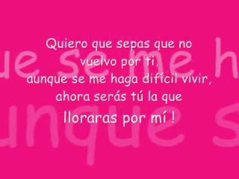 Llorarás por mí - Chapa C (con letra) 🎶
