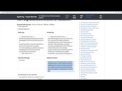 rsa encryption decryption online