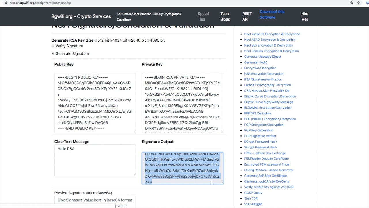 Secure RSA Encryption & Decryption Online π