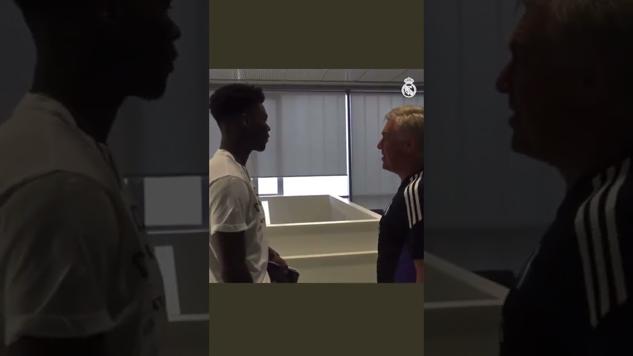 チュアメニ、新チームメイトと挨拶🤝