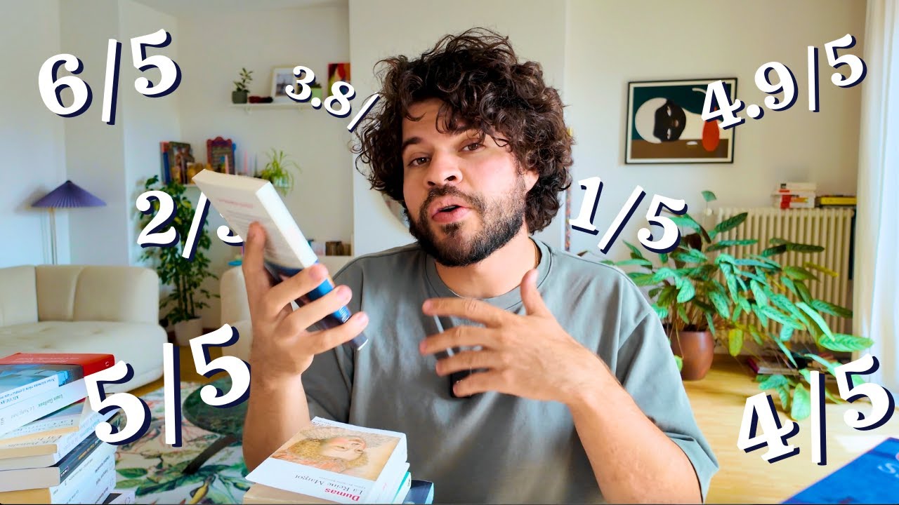 Les 10 livres que j'ai lus en juillet, notés sur 5