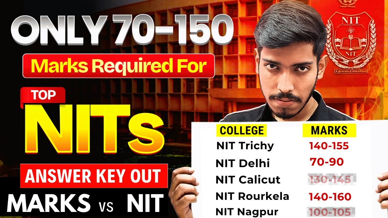 JEE Mains 2026: Marks & NIT CSE Cutoff 📊
