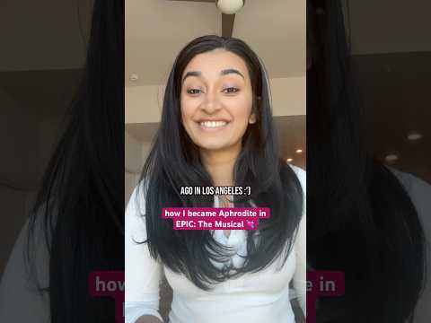 how I became Aphrodite in EPIC: The Musical! 💘 #epicthemusical #aphrodite #greekmythology #booktube