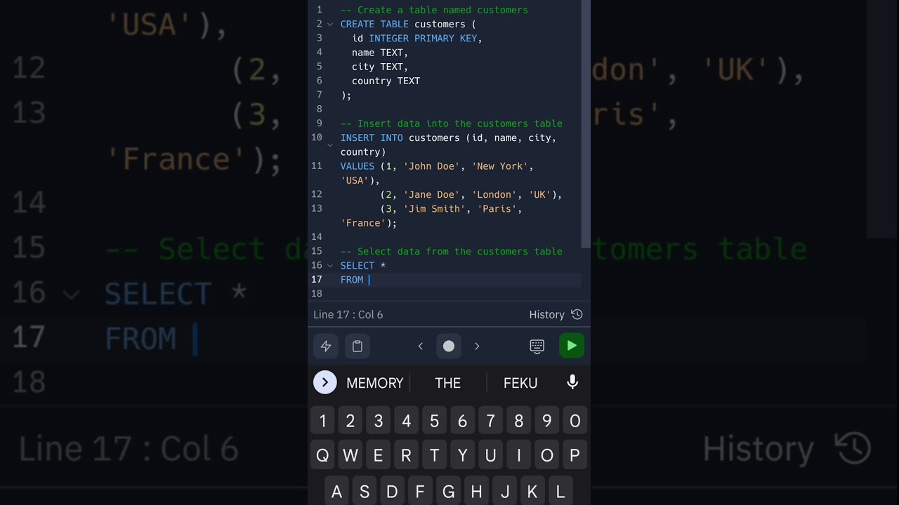 Learn Simple SQL Code for RDBMS: A Beginner's Guide 📊