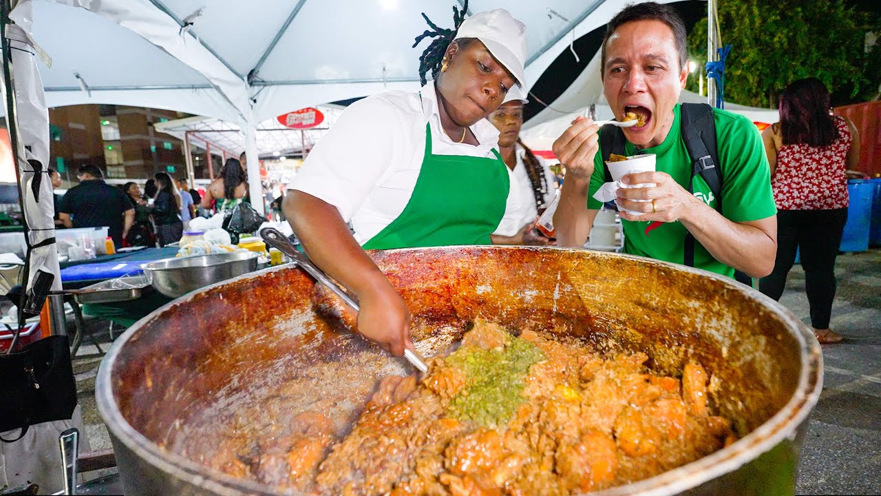 First Visit to Trinidad & Tobago! 20-Hour Street Food Tour ๐น๐น