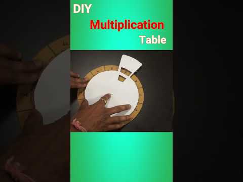 Maths Working Model | DIY Multiplication Wheel | Easy Mathematics #creative #art #diy #fashion