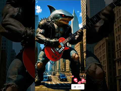 Giant Brainrot playing rock guitar 🎸🤟 #brainrot #italianbrainrot #tralalerotralala